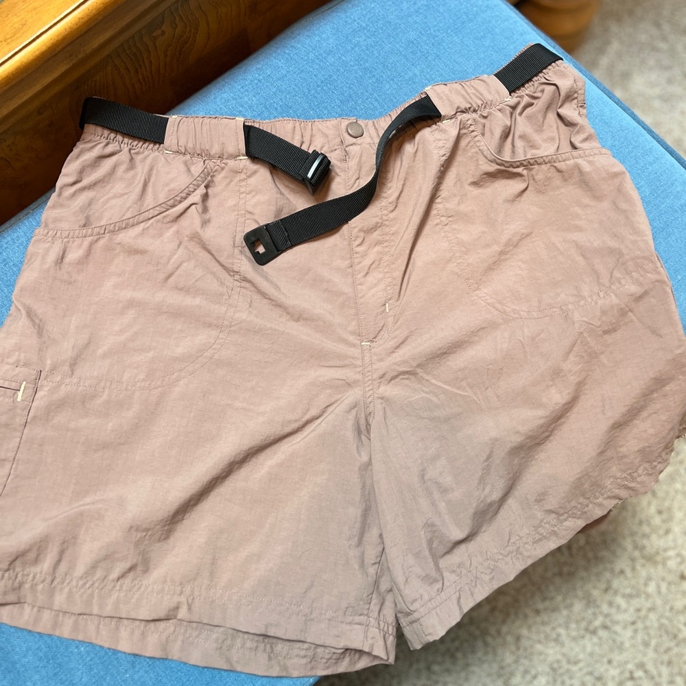 Columbia Brown Shorts with Black Accents